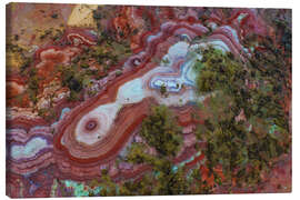 Leinwandbild Farbenfrohe Wüstenlandschaft in Utah, USA - Martin Podt