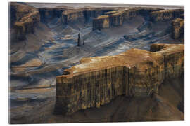 Acrylglasbild Wüstenlandschaft in Utah nach dem Regen - Martin Podt