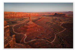 Poster Das Tal der Götter, Utah, USA - Martin Podt