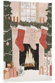 Acrylglasbild Gemütliche Weihnachtszeit - treechild