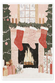 Wandbild Gemütliche Weihnachtszeit - treechild