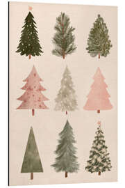 Magnettafel Wunderschöne Weihnachtsbäume
