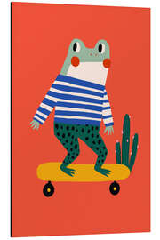 Alubild Skateboardfrosch - treechild