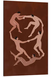 Tableau en aluminium Men In Motion - treechild