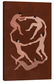 Leinwandbild Men In Motion - treechild