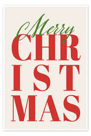 Wandbild Merry Christmas No 02 - treechild