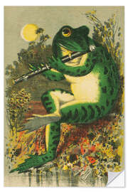 Wall sticker The Frog &amp; The Flute