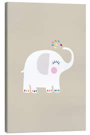 Leinwandbild Kleiner Elefant - Jaysanstudio