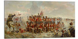 Quadro em plexi-alumínio The 28th Regiment at Quatre Bras - Lady Butler