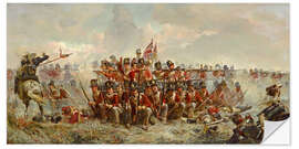 Wandsticker Das 28. Regiment bei Quatre Bras - Lady Butler
