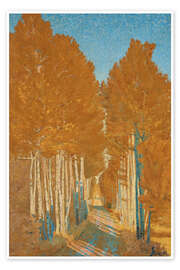 Wandbild Herbstlandschaft - John Sten, 1906