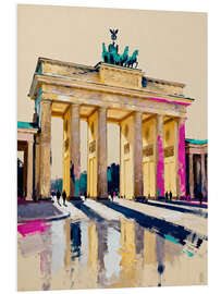 Hartschaumbild Berlin im Morgenlicht
