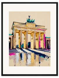 Gerahmter Kunstdruck Berlin im Morgenlicht