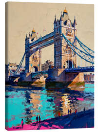 Leinwandbild London im Abendglanz