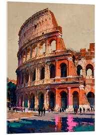 Acrylglasbild Rom - Der Atem der Geschichte - artill