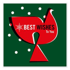 Wandbild Best Wishes To You - Bo Lundberg