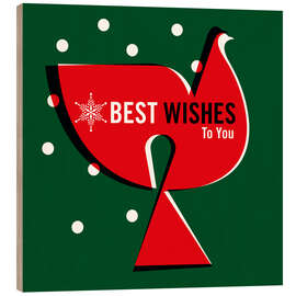Holzbild Best Wishes To You - Bo Lundberg