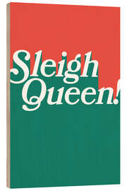 Holzbild Sleigh Queen - Bo Lundberg