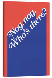 Leinwandbild Nog Nog - Bo Lundberg