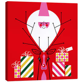 Leinwandbild Rudy und der Weihnachtsmann