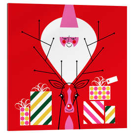 Gallery Print Rudy und der Weihnachtsmann