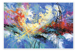 Wandbild Symphonie der positiven Energie - Leon Devenice