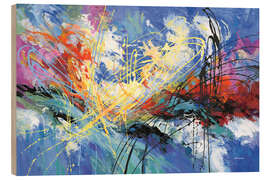 Holzbild Symphonie der positiven Energie - Leon Devenice