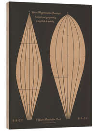 Holzbild Wegericharten (Plantågo), 1892 - Ferdinand Moser