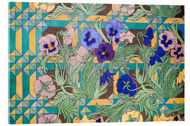 Acrylglasbild Fresko in der Franziskanerkirche, Krakau II - Stanislaw Wyspianski