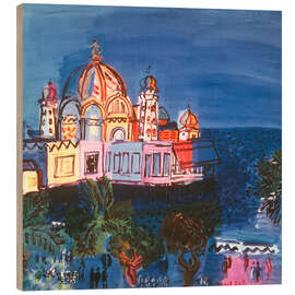 Holzbild Nizza, Casino de la Jetée - Raoul Dufy