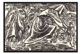 Gerahmter Kunstdruck Der Hundefänger