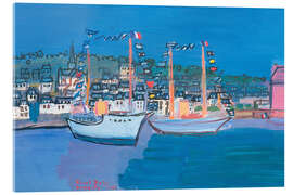 Acrylglasbild Der 14. Juli in Deauville - Raoul Dufy