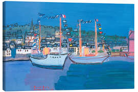 Leinwandbild Der 14. Juli in Deauville - Raoul Dufy
