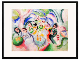 Gerahmter Kunstdruck L'Apéritif (Der Aperitif), 1908