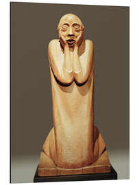 Aluminium print The Horror, 1923 - Ernst Barlach
