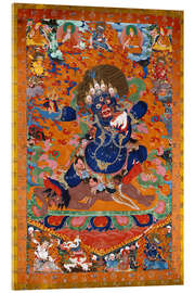 Acrylglasbild Thangka vom Höllenkönig Shinje (Yama)