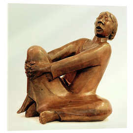 Acrylglasbild Singender Mann, 1928 - Ernst Barlach