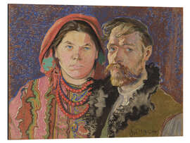 Alubild Selbstbildnis mit Ehefrau, 1904 - Stanislaw Wyspianski