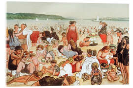 Acrylglasbild Berliner Strandleben, 1912