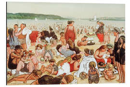 Alubild Berliner Strandleben, 1912