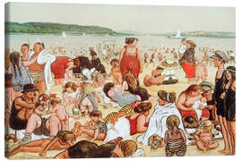 Leinwandbild Berliner Strandleben, 1912