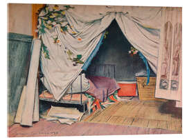 Acrylglasbild Das Pariser Atelier des Künstlers, 1893