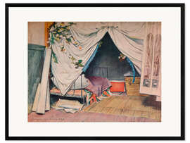 Gerahmter Kunstdruck Das Pariser Atelier des Künstlers, 1893