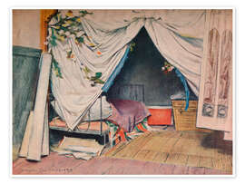 Wandbild Das Pariser Atelier des Künstlers, 1893 - Stanislaw Wyspianski