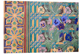 Acrylglasbild Fresko in der Franziskanerkirche, Krakau I - Stanislaw Wyspianski