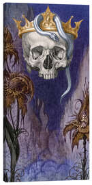 Leinwandbild Gekrönter Schädel mit Schlangen, Die Herzogin von Malfi