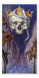 Poster Gekrönter Schädel mit Schlangen, Die Herzogin von Malfi