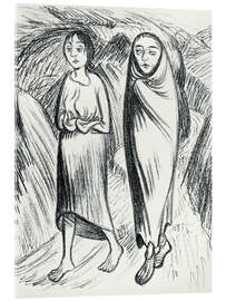 Acrylglasbild Steiniger Weg - Ernst Barlach