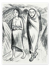 Wandbild Steiniger Weg - Ernst Barlach