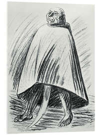 Acrylglasbild Der Henker, 1922 - Ernst Barlach